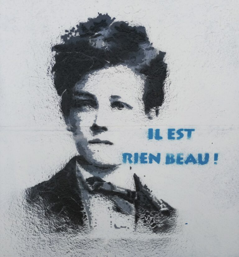 Arthur Rimbaud by stmartiste à la JAM Gaelrie Racaille